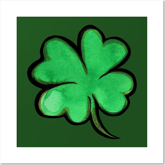 Luck of the Shamrock Wall Art by bubbsnugg